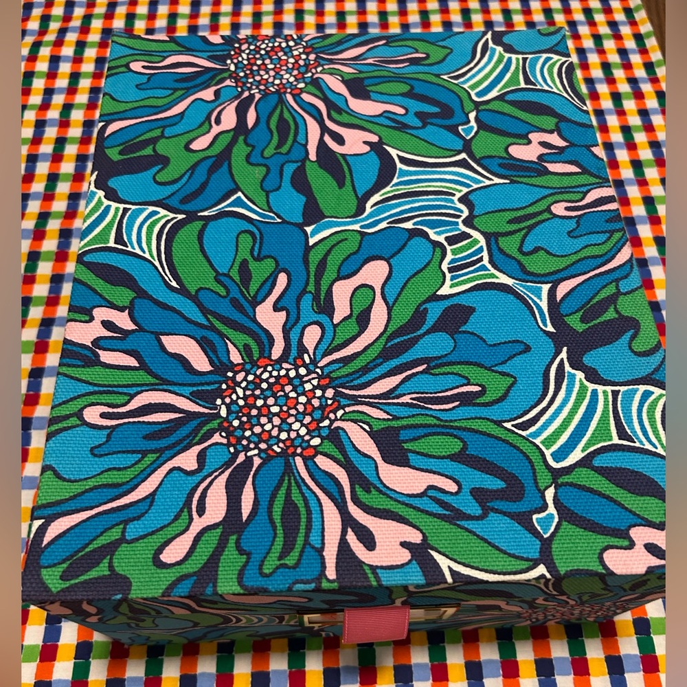 Lilly Pulitzer Floral Patterned Storage Box